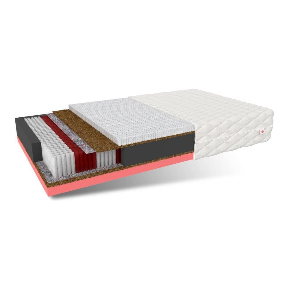 Materasso A Molle Multipocket Sole 90 X 200 - H4 Rigido / H5 Molto Rigido - Cocco, Lattice, Visco Memory - Foto 1