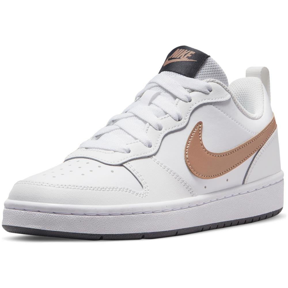 Scarpe Court Borough Low 2 Taglia 37.5 Codice Bq5448-116 Bianco - Foto 6