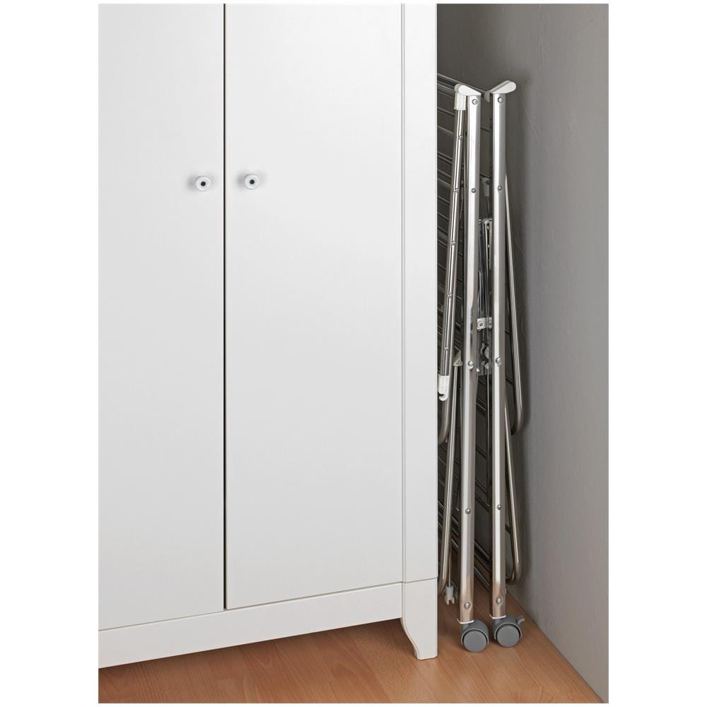 Asciugabiancheria Mobile Pieghevole, Acciaio Inox, - Foto 2