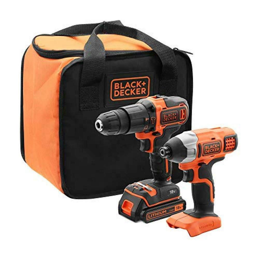Black+decker Kit Trapano Avvitatore 18v - Foto 1