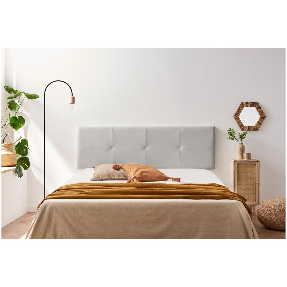 Testiera Imbottita Altea Similpelle 130x50x5 Cm - - Foto 4