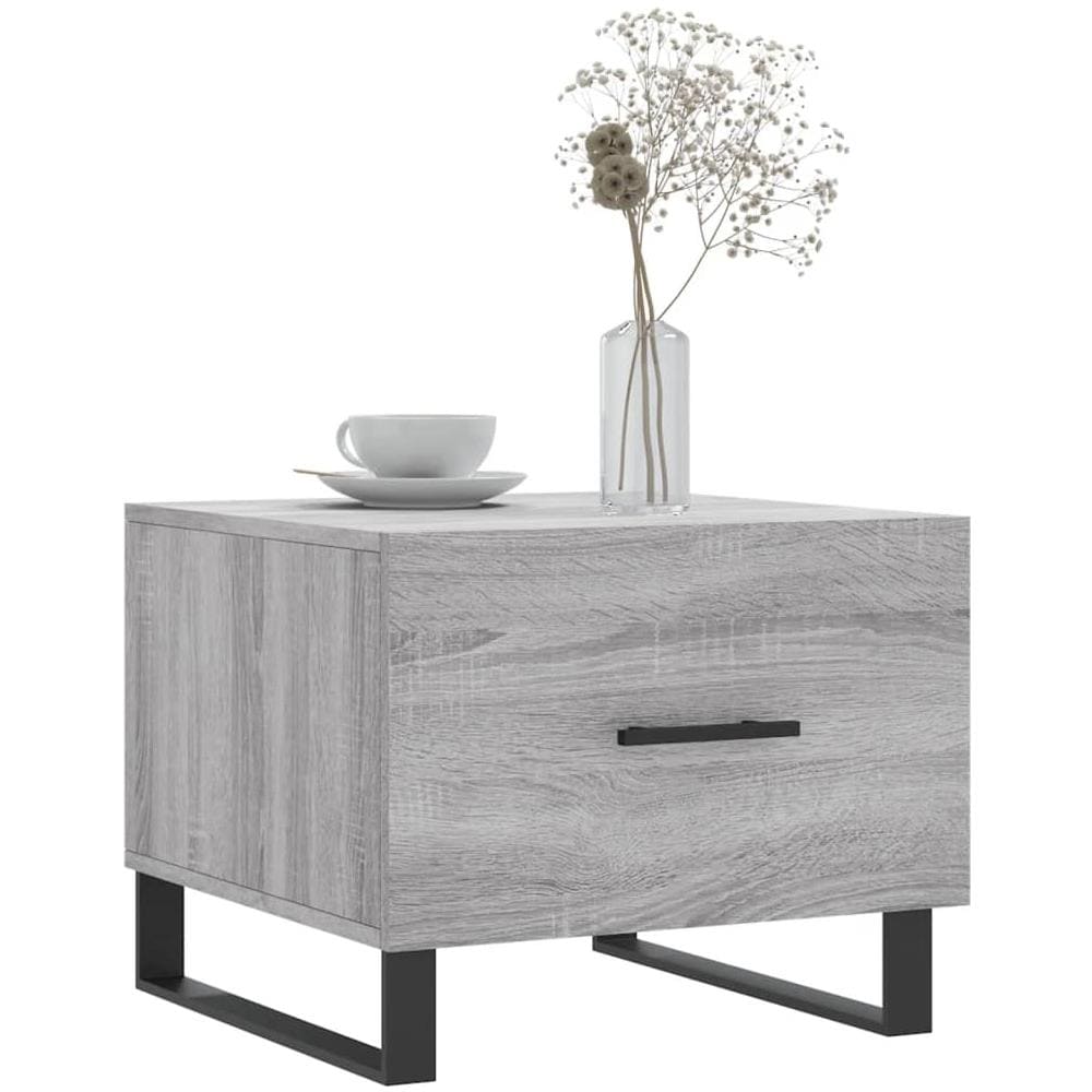 Tavolini Salotto 2pz Grigio Sonoma 50x50x40cm Legno Multistrato - Foto 3