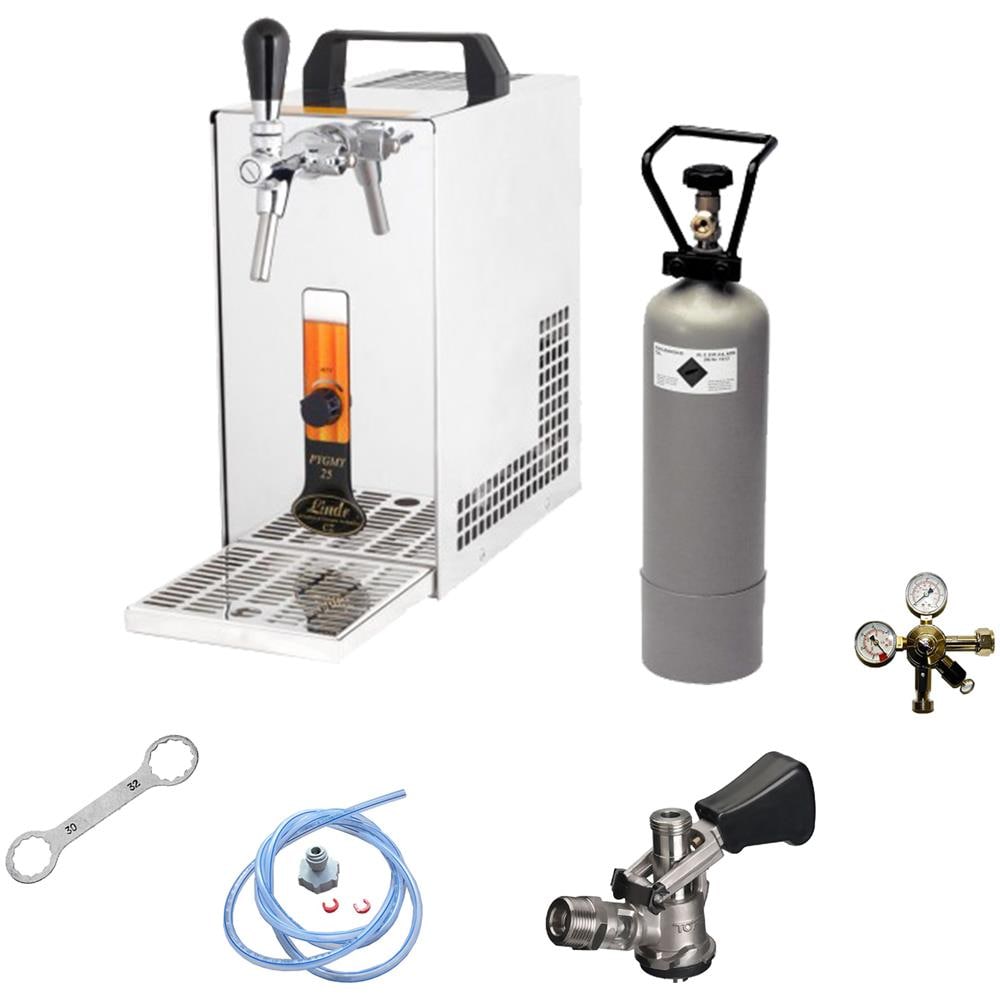 Set Completo - Spillatore Birra - Pygmy 25, Dispenser Birra, Macchina Per Birra 1-linea, 35 Litri /h - Green Line, Keg:type D - Foto 1