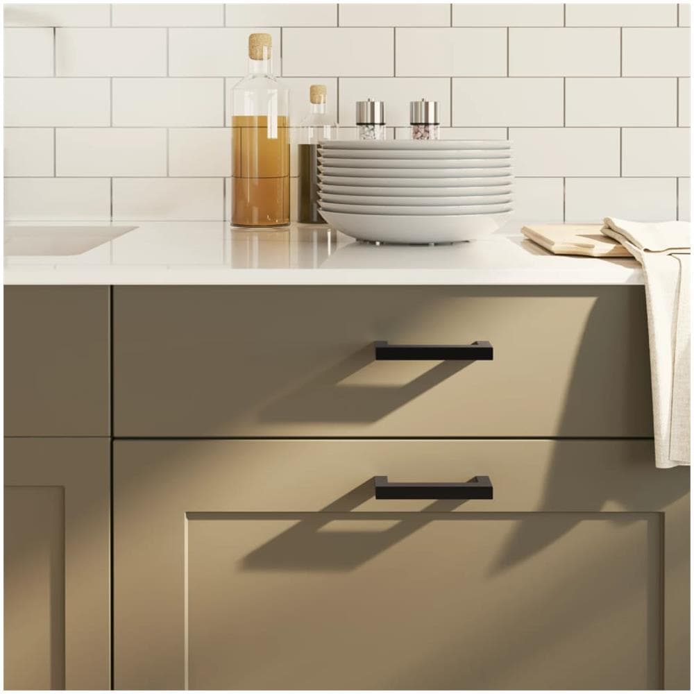 Maniglie per Mobili 20 pz Nere 96 mm in Acciaio Inox - Foto 1