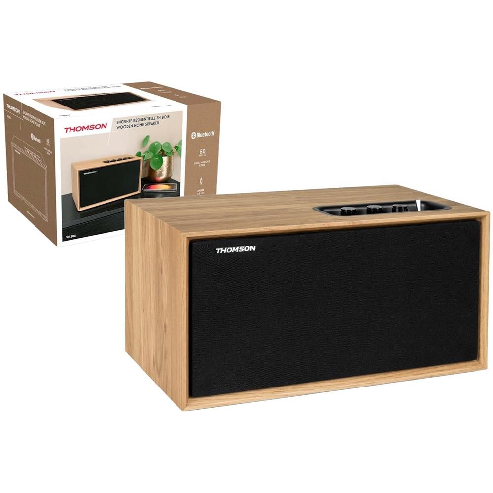 DIFFUSORE BT WS302 LEGNO 50W USB RCA AUX - Foto 3