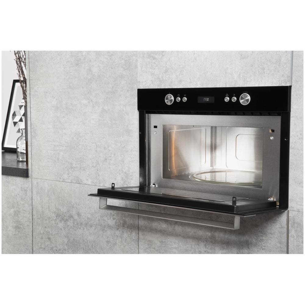HOTPOINT - Forno a Microonde Combinato da Incasso MD 764 IX HA con Grill  Capacità 31 Litri Potenza 1000 Watt Colore Nero e Inox - ePRICE