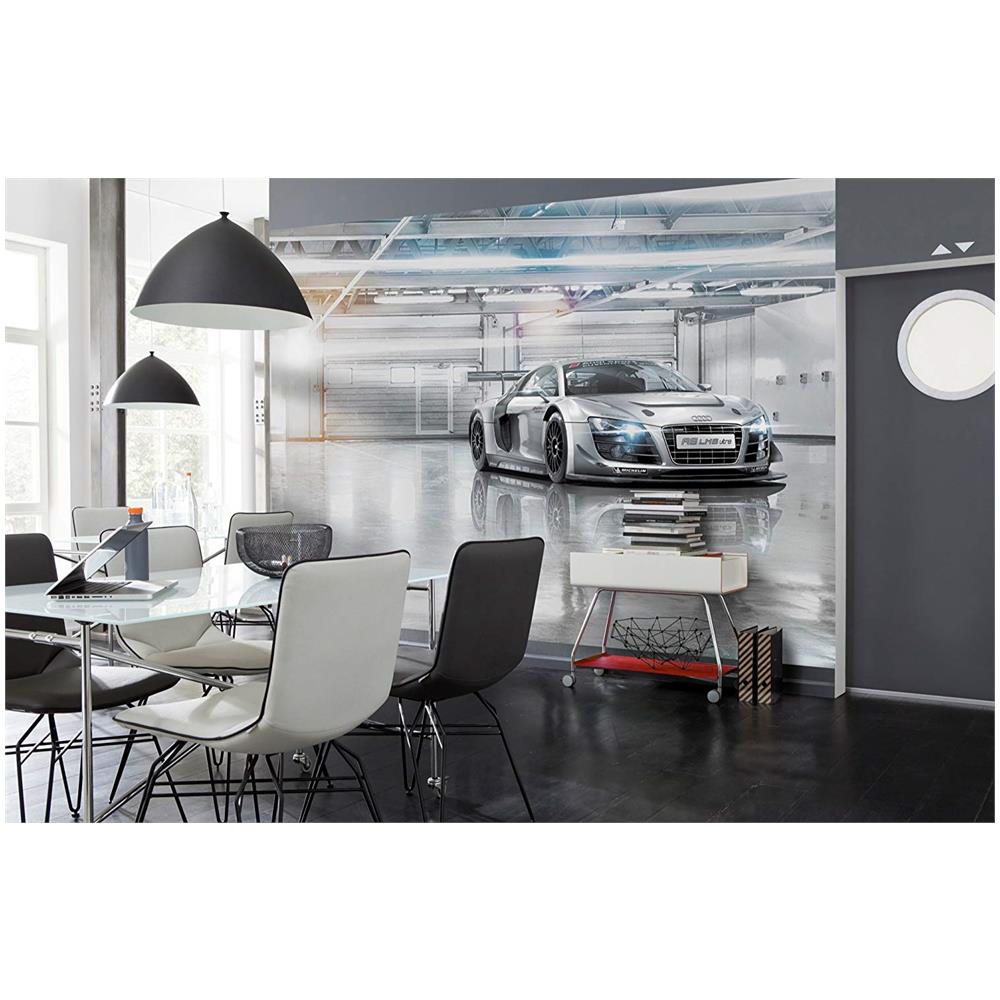 8-957 368 X 254 Cm, le Mans Audi R8 Auto Sportive, Carta Da Parati, Colore: Grigio (confezione Da 8)  - Foto 1
