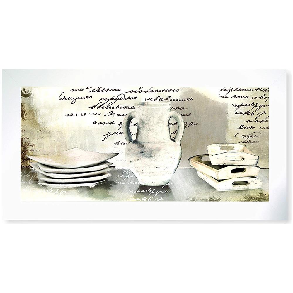 337024 - Quadro, Colore: Bianco, Dimensioni: 33 X 70 Cm - Foto 1