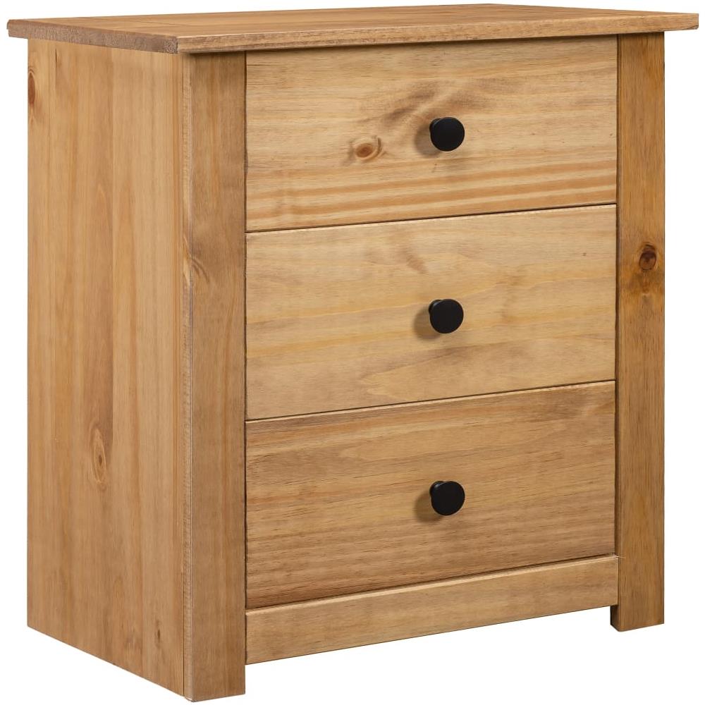 Comodino 46x40x57 cm in Legno di Pino Panama Range - Foto 1