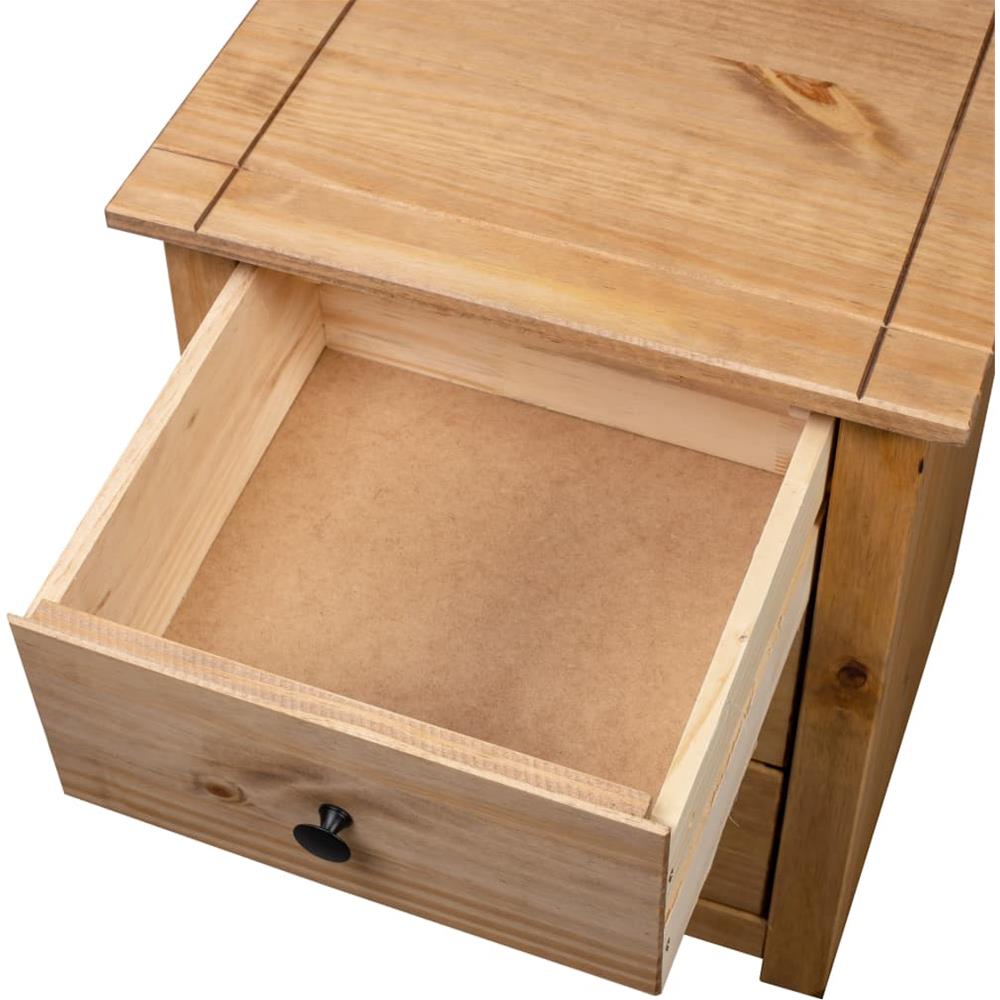 Comodino 46x40x57 cm in Legno di Pino Panama Range - Foto 8