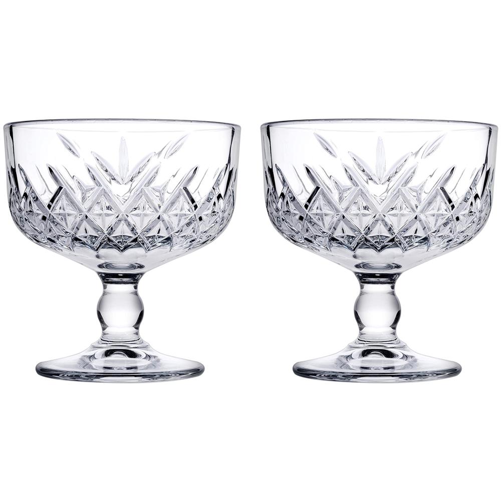 Set Coppette Gelato Timeless In Vetro, 2 Pezzi Trasparente - Foto 1