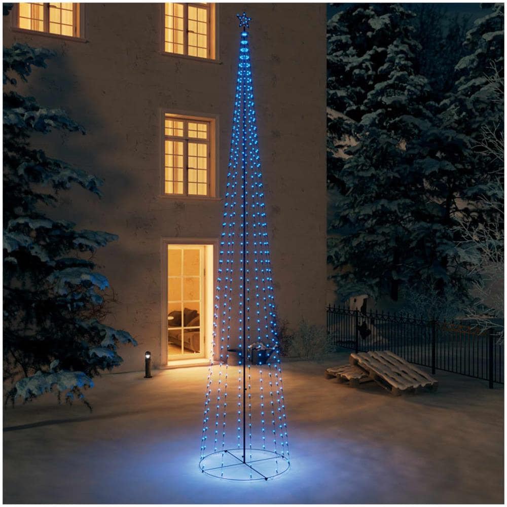Albero di Natale a Cono con 752 LED Blu 160x500 cm - Foto 1