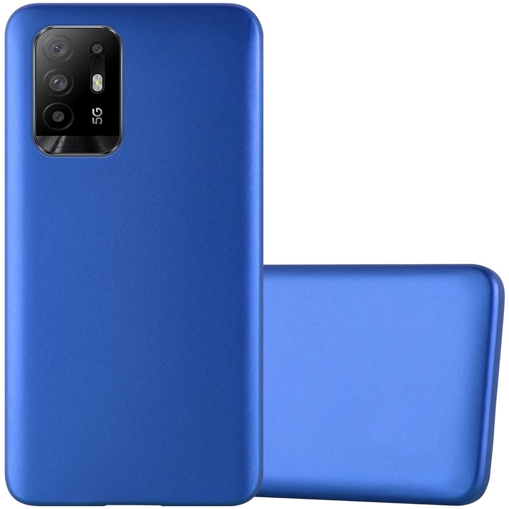 Custodia Compatibile Con Oppo A94 5g In Blu Metallico - Coperchio Protettivo In Silicone Tpu Flessibile - Foto 1