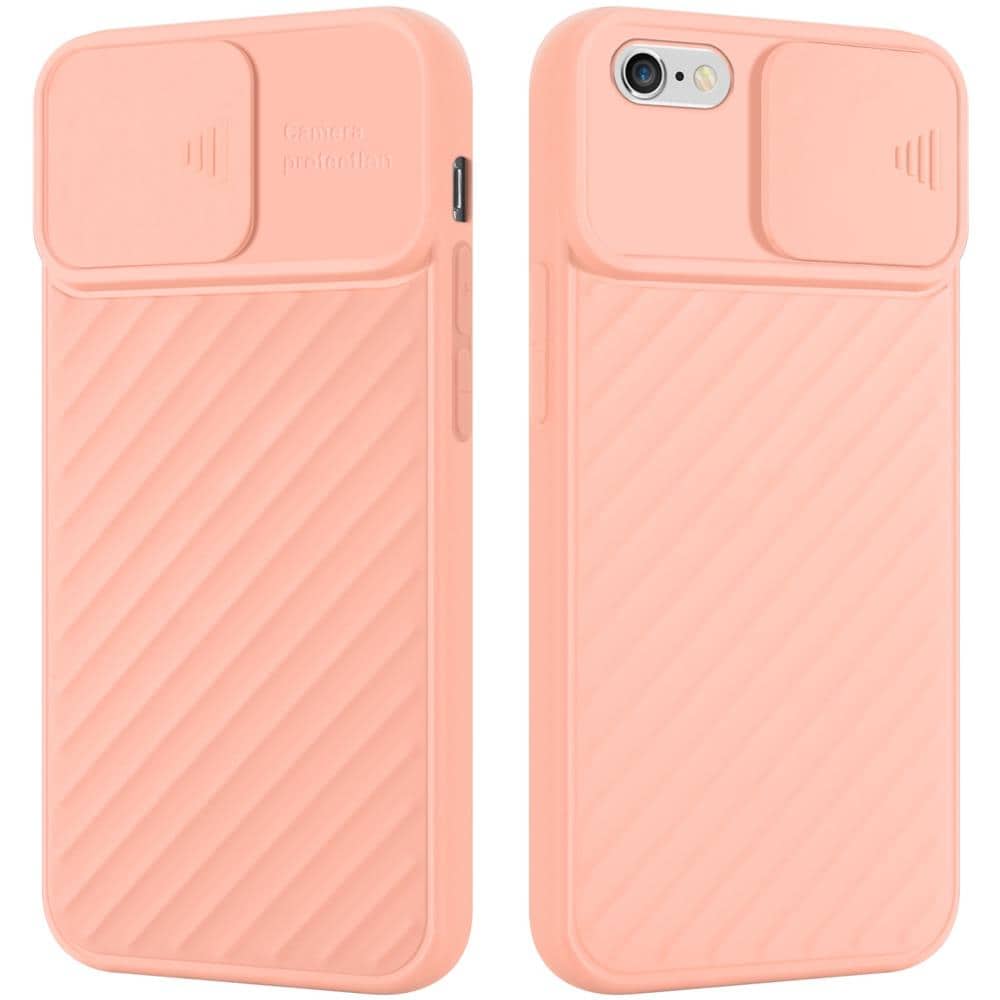 Custodia Compatibile Con Apple Iphone 6 / 6s In Rosa Opaco - Coperchio Protettivo In Silicone Tpu Flessibile E Con Protezione Per La Fotocamera - Foto 1