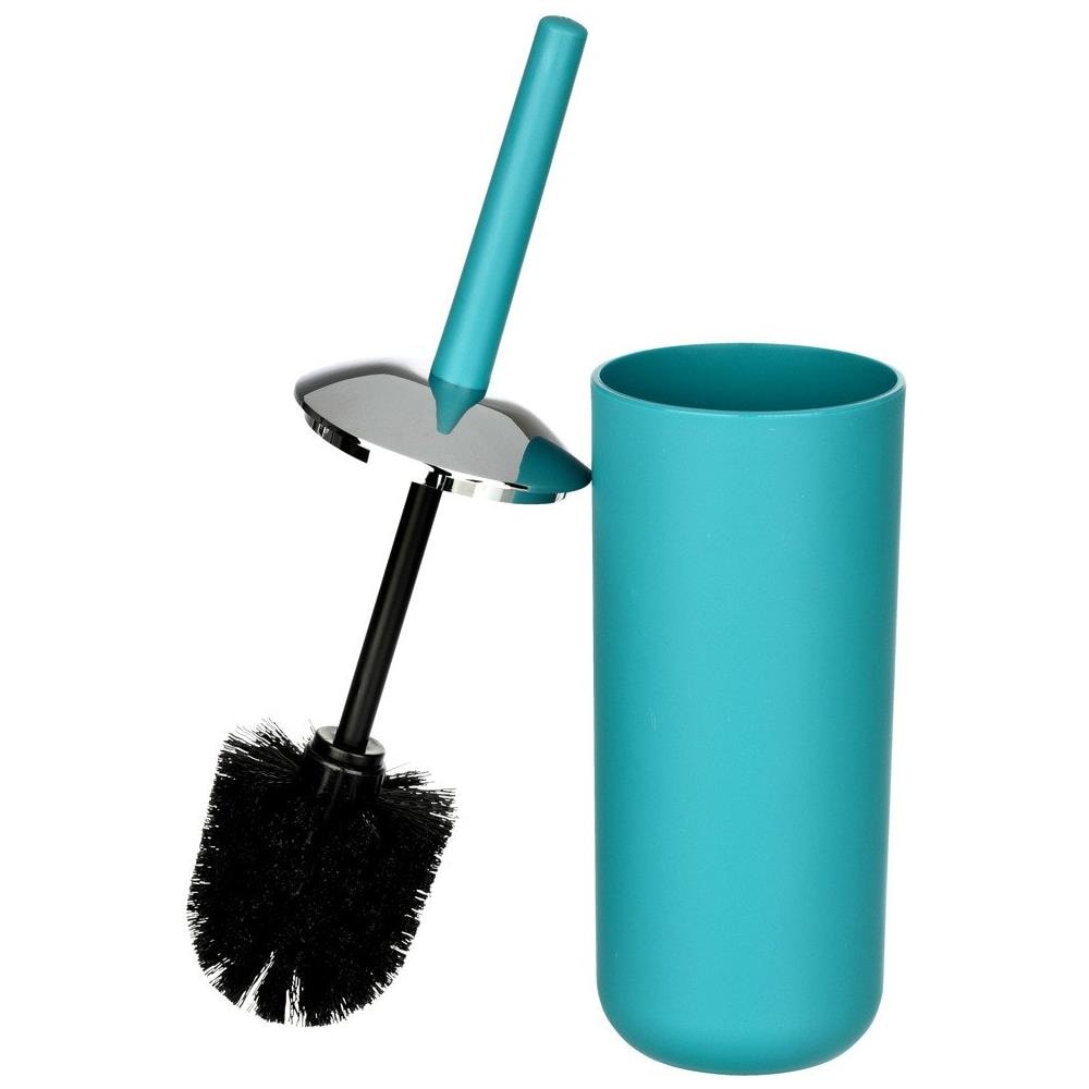 Contenitore Spazzola Brasil, Blu Marino+scopino Wc, Wenko - Foto 2