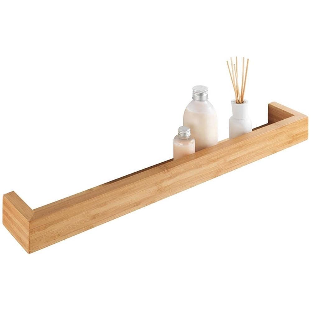 Portasciugamani In Bambù Wenko 60 Cm - Barra Per Bagno Eco-Friendly Con Design Naturale - Foto 2