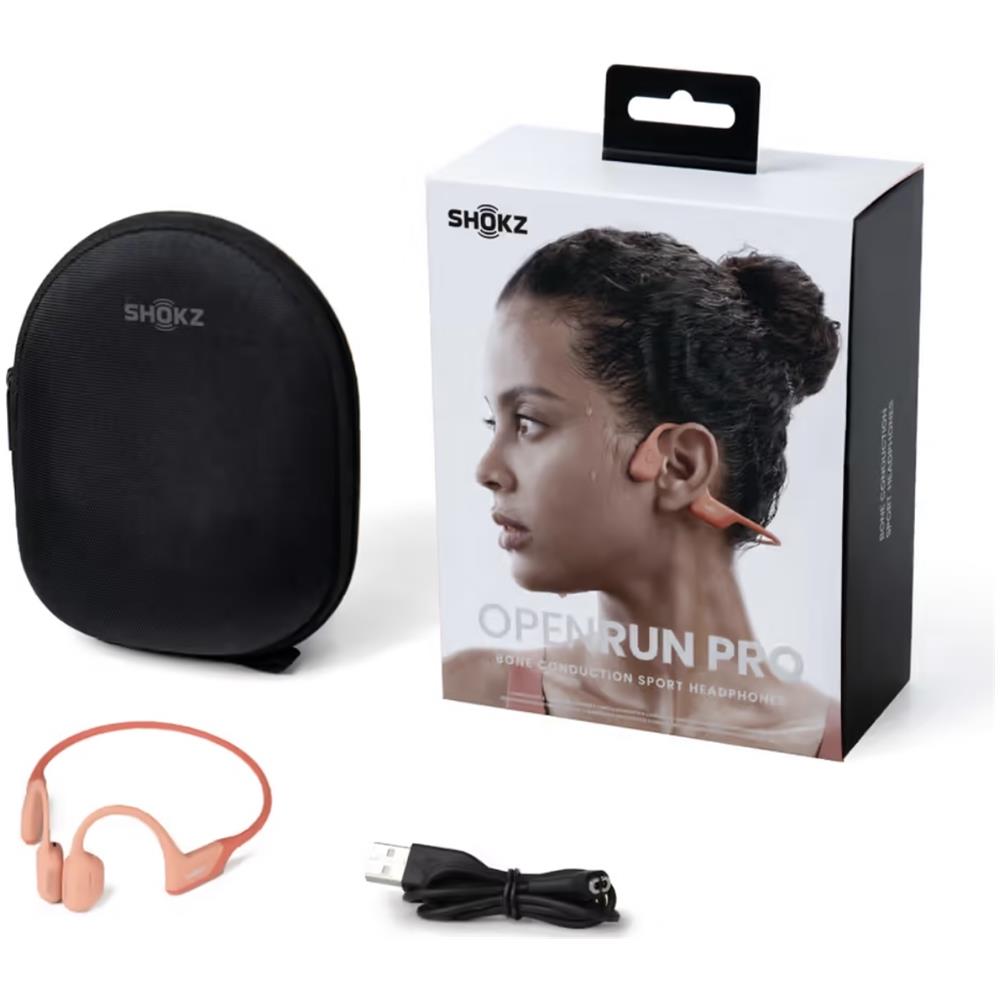 Auricolare OpenRun Pro Wireless Bluetooth per Musica e Chiamate Colore Rosa - Foto 5