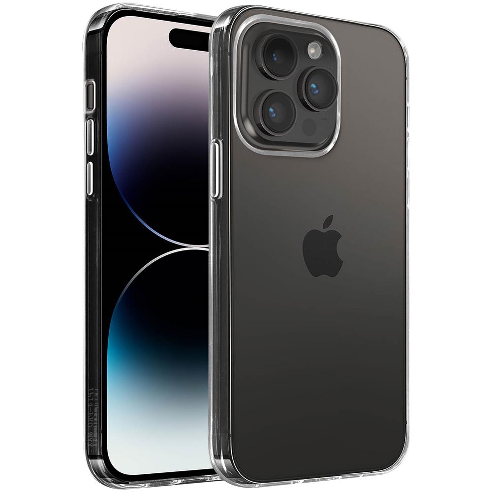 Cover Iphone 14 Pro Max Silicone Flessibile Extra-sottile Trasparente - Foto 5