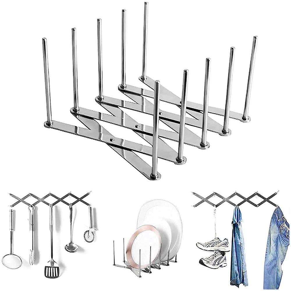 Volumoon Porta Coperchi Pentole, 2 Pezzi Supporto Per Tagliere Da Cucina, Supporto Per Coperchio In Metallo Per Teglie Da Forno, Multifunzione