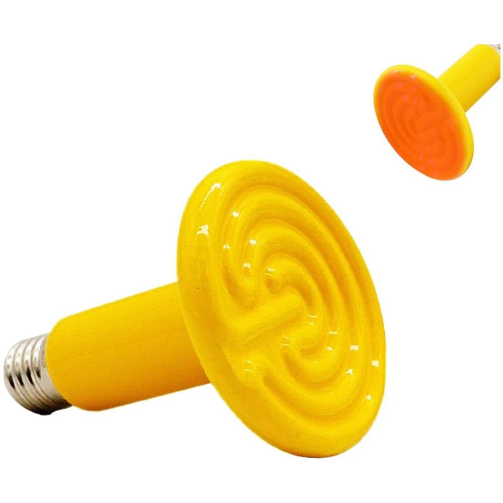 Lampadina A Infrarossi Rossa E-27 150 W - Per Riscaldamento, Terapia Del Calore, Piccoli Spazi, Cupola 125x180 Mm