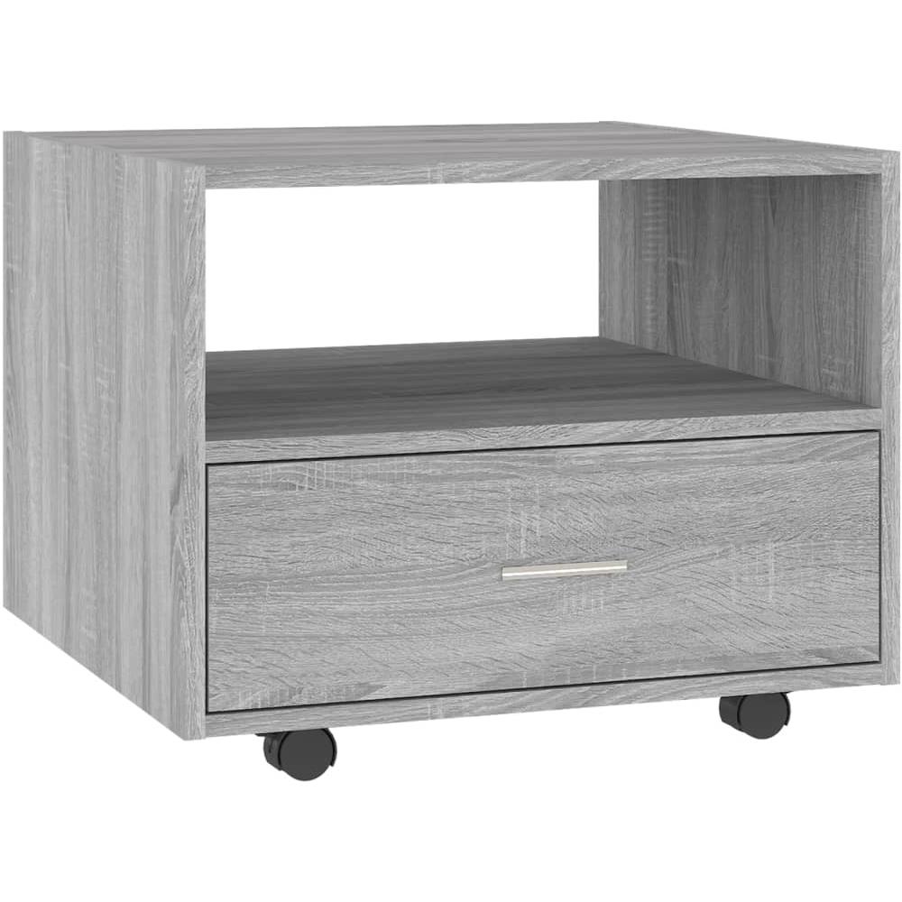 Tavolino Da Salotto Grigio Sonoma 55x55x40 Cm Legno Multistrato - Foto 1