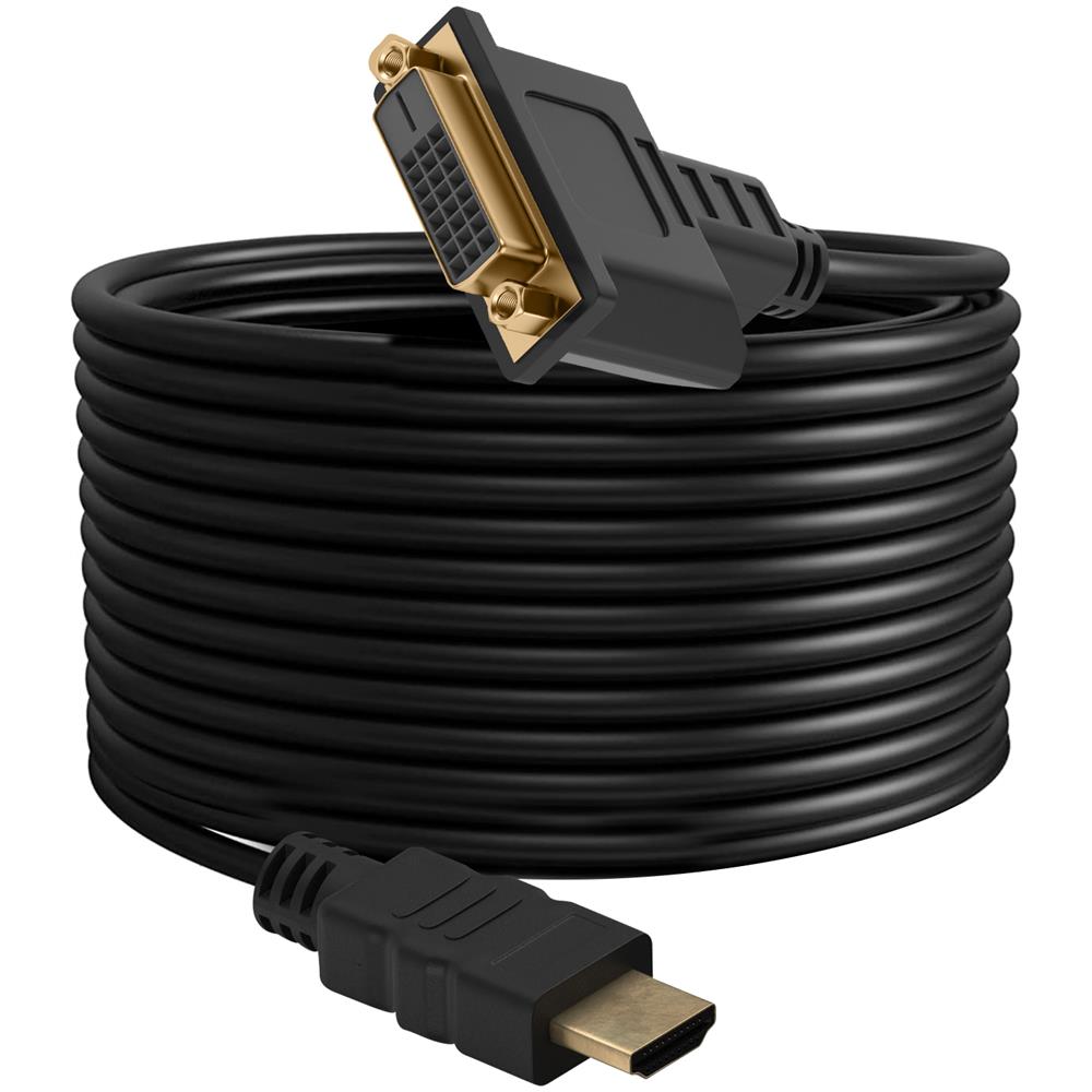 Adattatore Video 5 Metri Da Hdmi Maschio Verso Dvi Femmina, Full Hd 1080p - Foto 1