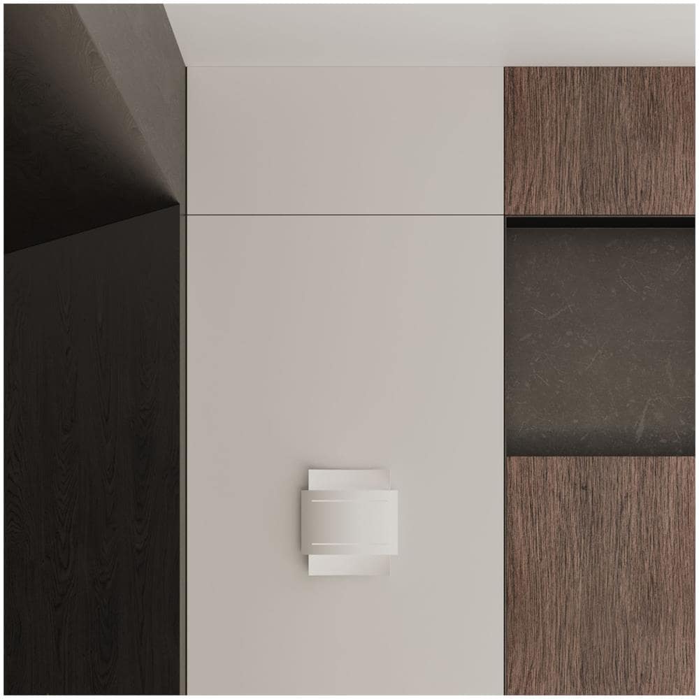 Lampada A Parete Hestia Bianco Sl. 0980 - Moderno Lampade Da Parete Bianco 23x21x8.5 Cm - Foto 1