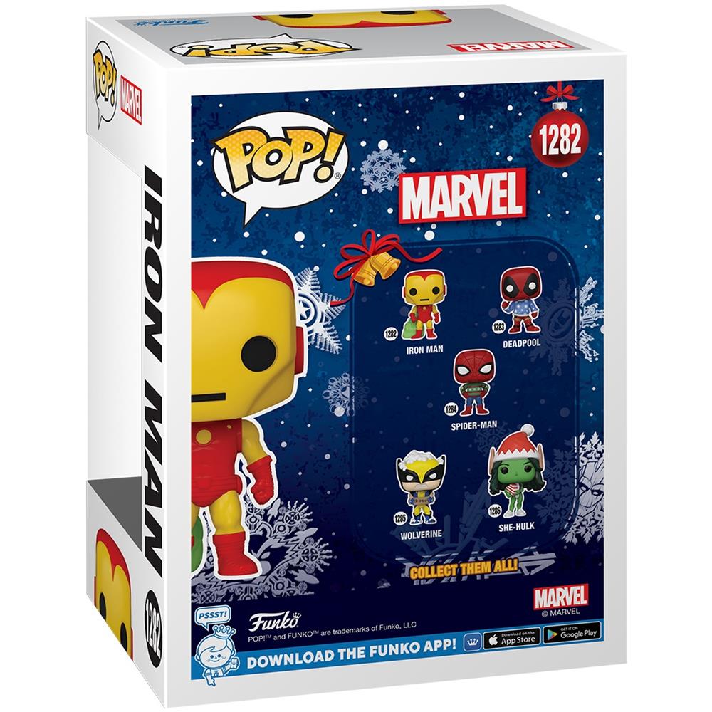 Pop! Marvel: Holiday - Iron Man (with Bag) - Foto 2
