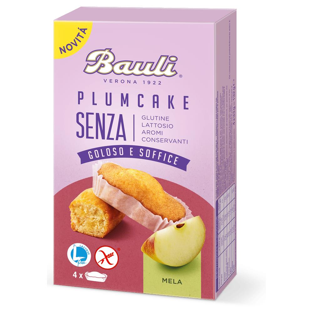 Bauli Free Plumcake Mela 4 Pezzi da 33 g - Foto 1