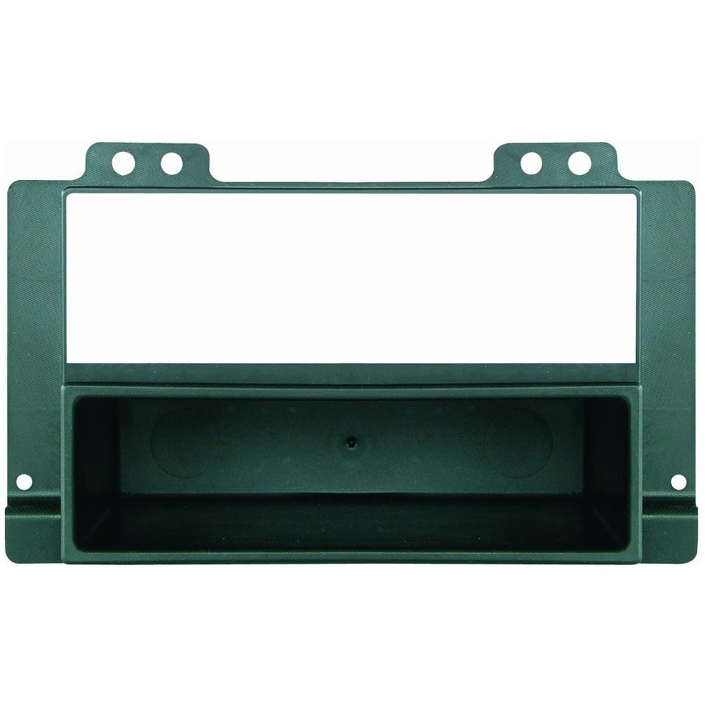 Adattatore autoradio 03324 Mascherina con foro ISO / Doppio Iso / Doppio DIN colore nero Freelander - Foto 1