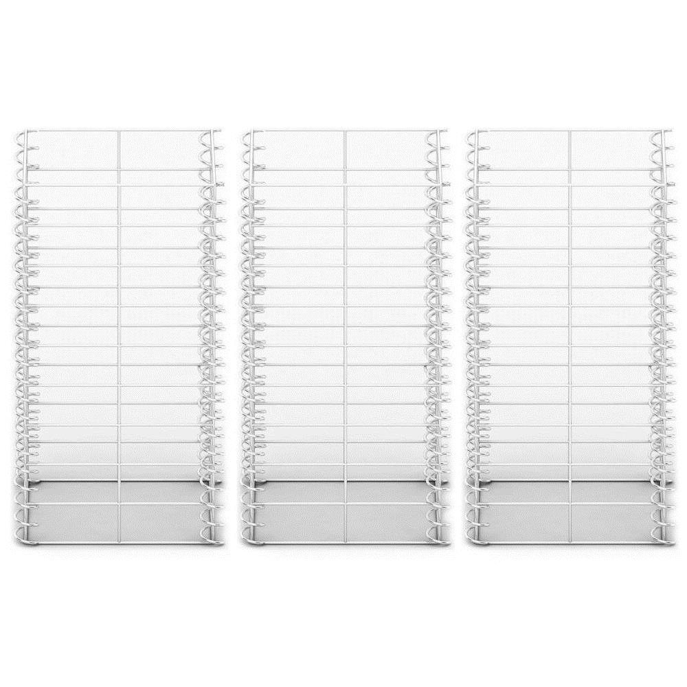 Set 3 Pezzi Parete Di Gabbione Filo Zincato 25 X 50 Centimetri - Foto 6