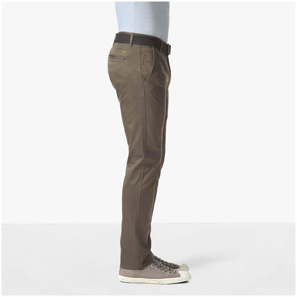 Pantaloni Alpha Khaki Slim Tapered L32 Abbigliamento Uomo W34-l32 - Foto 3