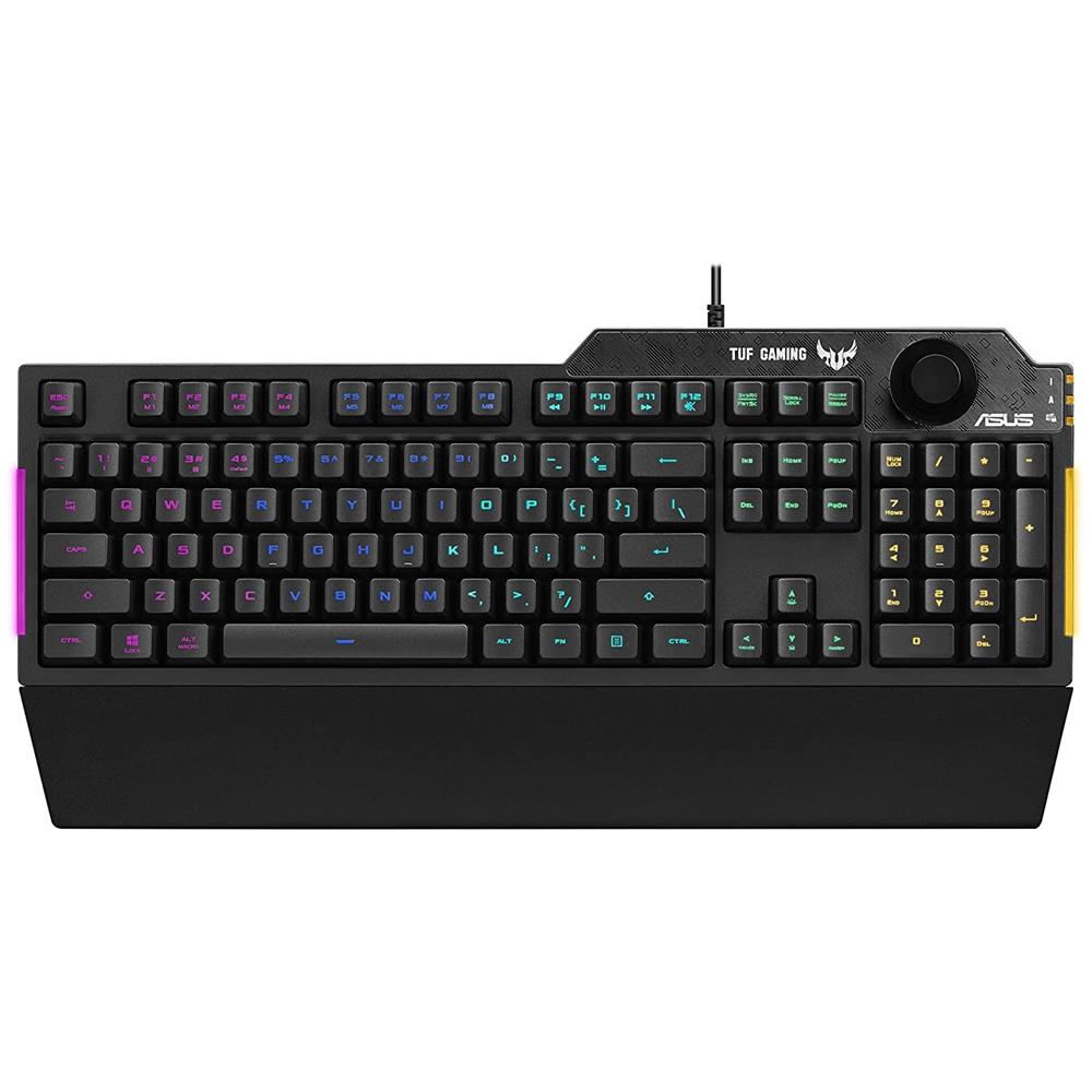Tastiera Gaming USB TUF Gaming K1 RGB Retroilluminata Colore Nero (Layout Italiano) - Foto 2