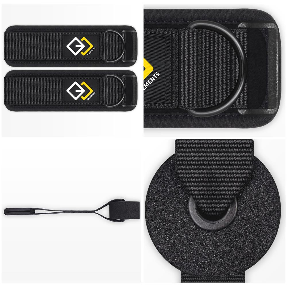 Elastici Fitness - Kit Fasce Elastiche Di Resistenza Premium - Attrezzi Palestra Per Esercizi, Sport, Allenamento - Foto 4