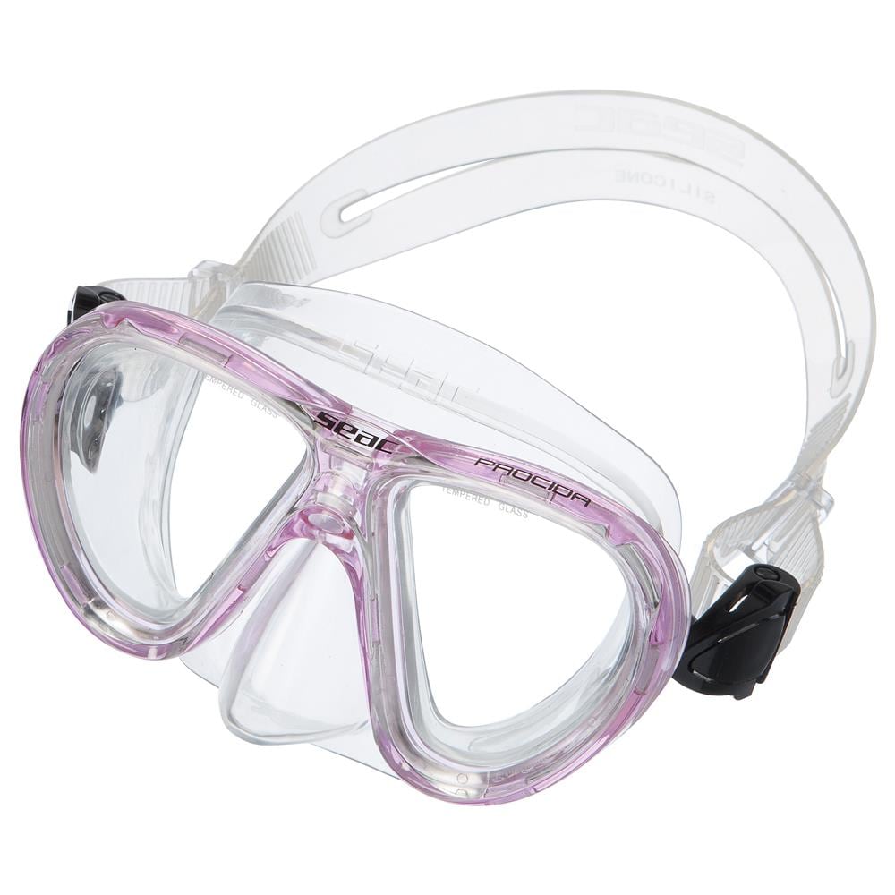 Maschera Procida Trasparente Trasparente / rosa - Foto 1