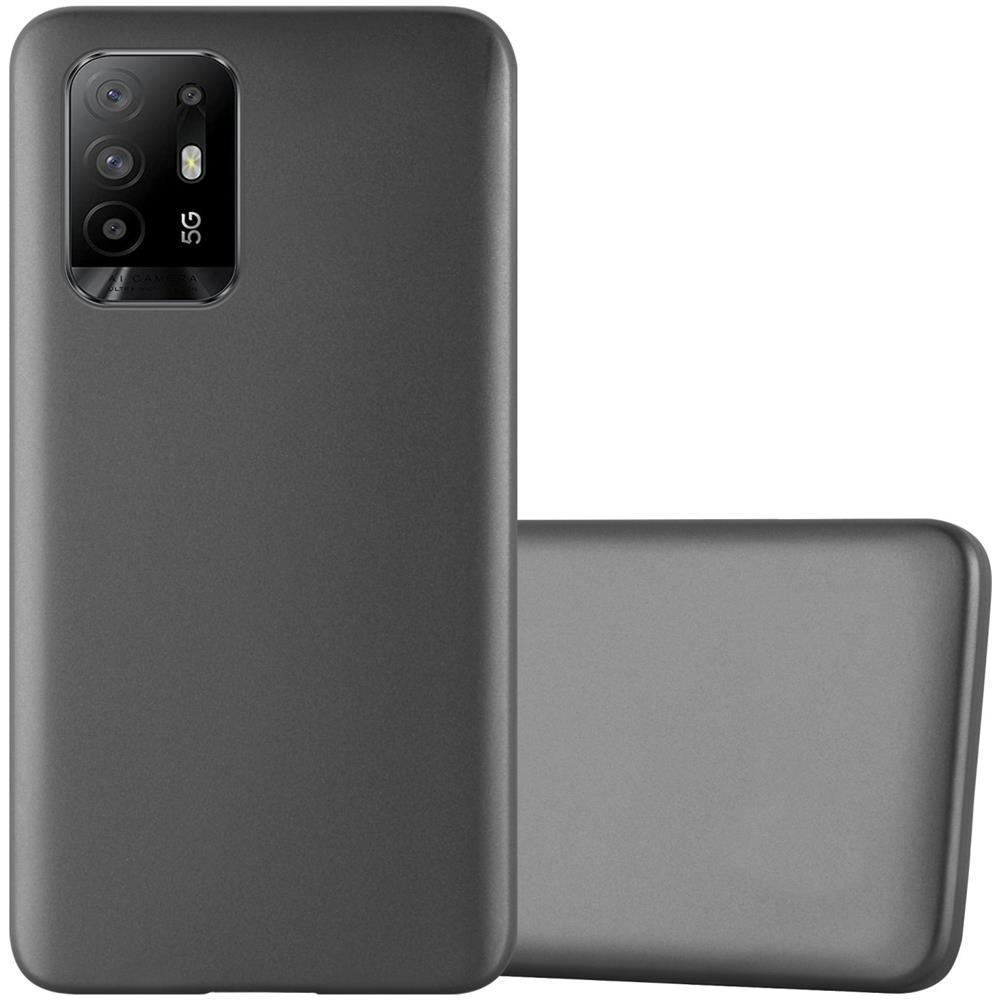 Custodia Compatibile Con Oppo A94 5g In Grigio Metallico - Coperchio Protettivo In Silicone Tpu Flessibile - Foto 1