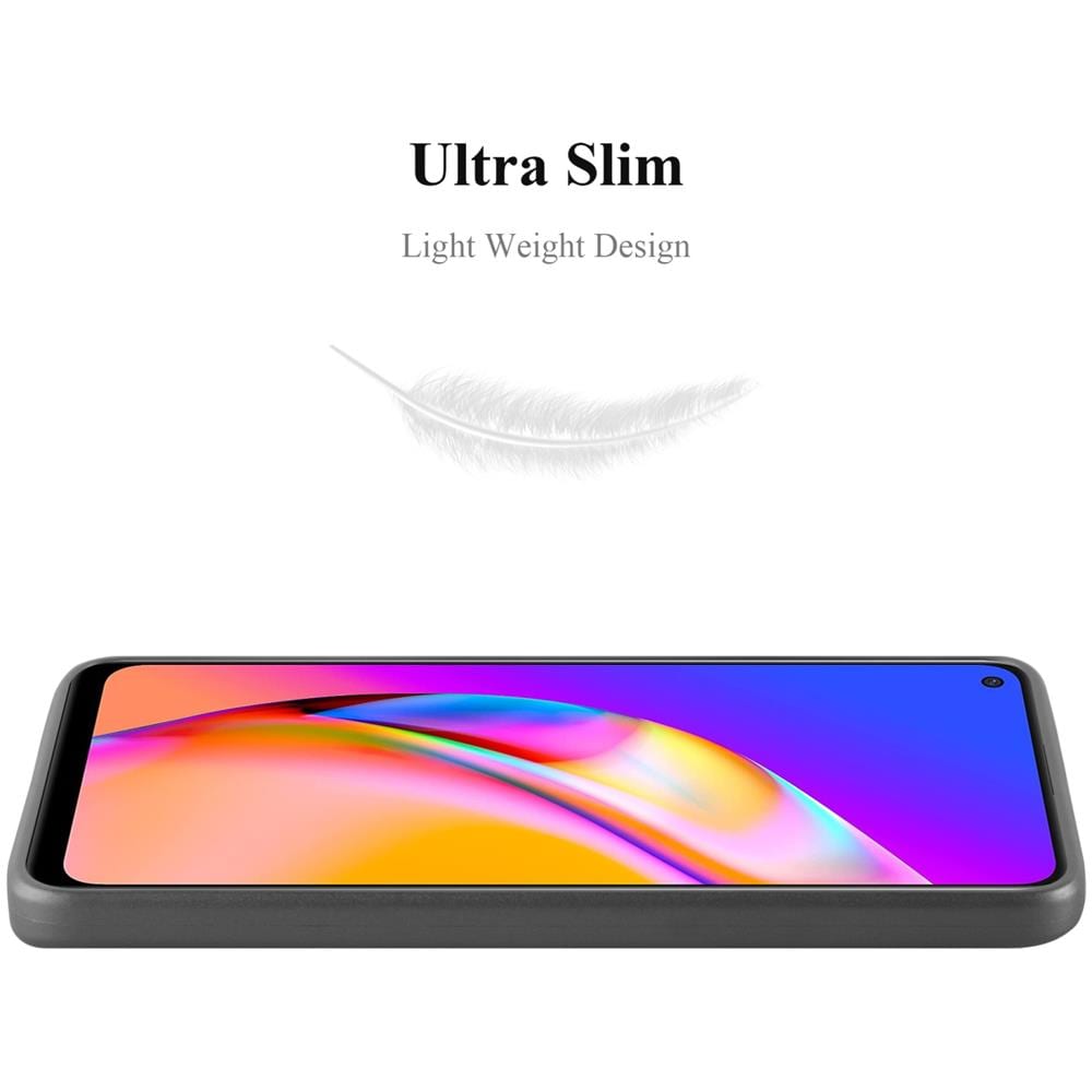 Custodia Compatibile Con Oppo A94 5g In Grigio Metallico - Coperchio Protettivo In Silicone Tpu Flessibile - Foto 2