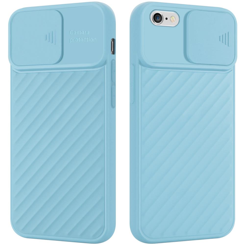 Cadorabo Custodia Compatibile Con Apple Iphone 6 / 6s In Turchese Opaco - Coperchio Protettivo In Silicone Tpu Flessibile E Con Protezione Per La Fotocamera - Foto 1