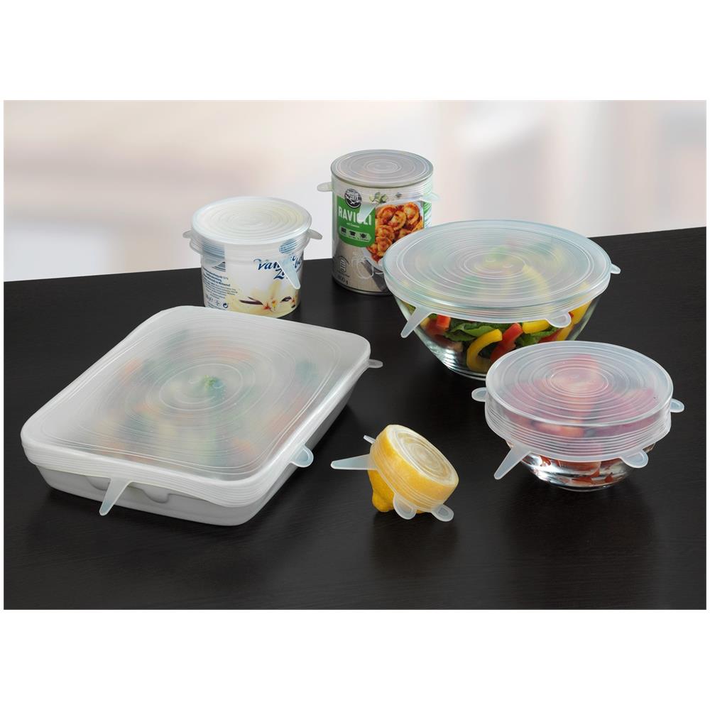 Coperchi In Silicone Per Contenitori, Elastici, 6 Pezzi, - Foto 2