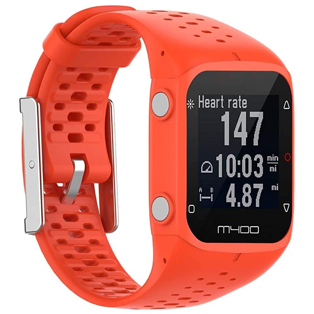 Cinturino Per Orologio Polar M400/m430 In Silicone Arancio - Foto 2