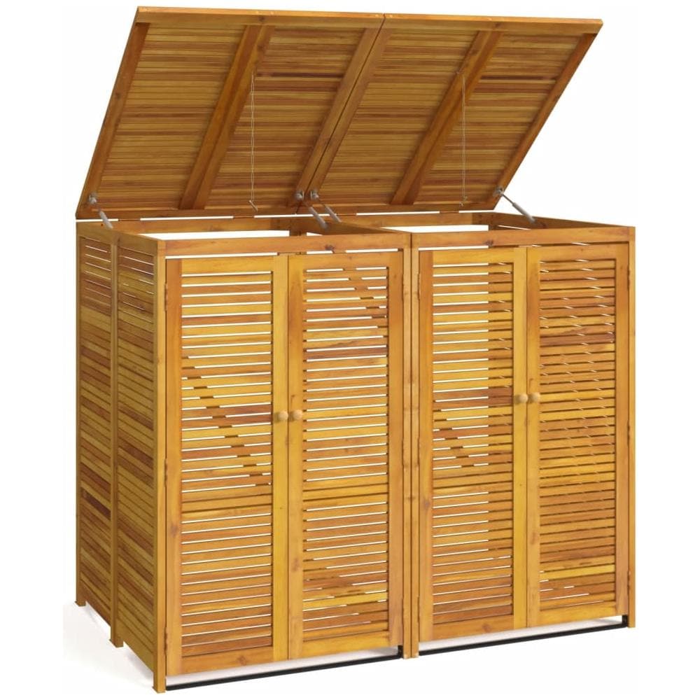 Copribidone Doppio 140x89x117 Cm In Legno Massello Di Acacia - Foto 2