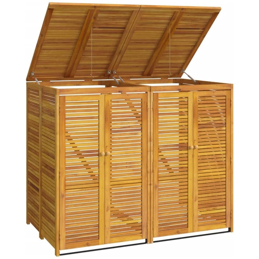 Copribidone Doppio 140x89x117 Cm In Legno Massello Di Acacia - Foto 3
