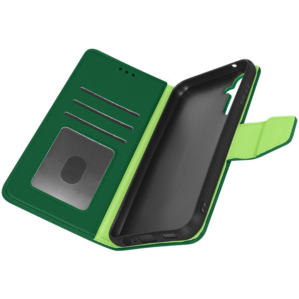 Custodia Per Samsung Galaxy A54 5g Folio Multiscomparto Supporto Video Verde - Foto 7