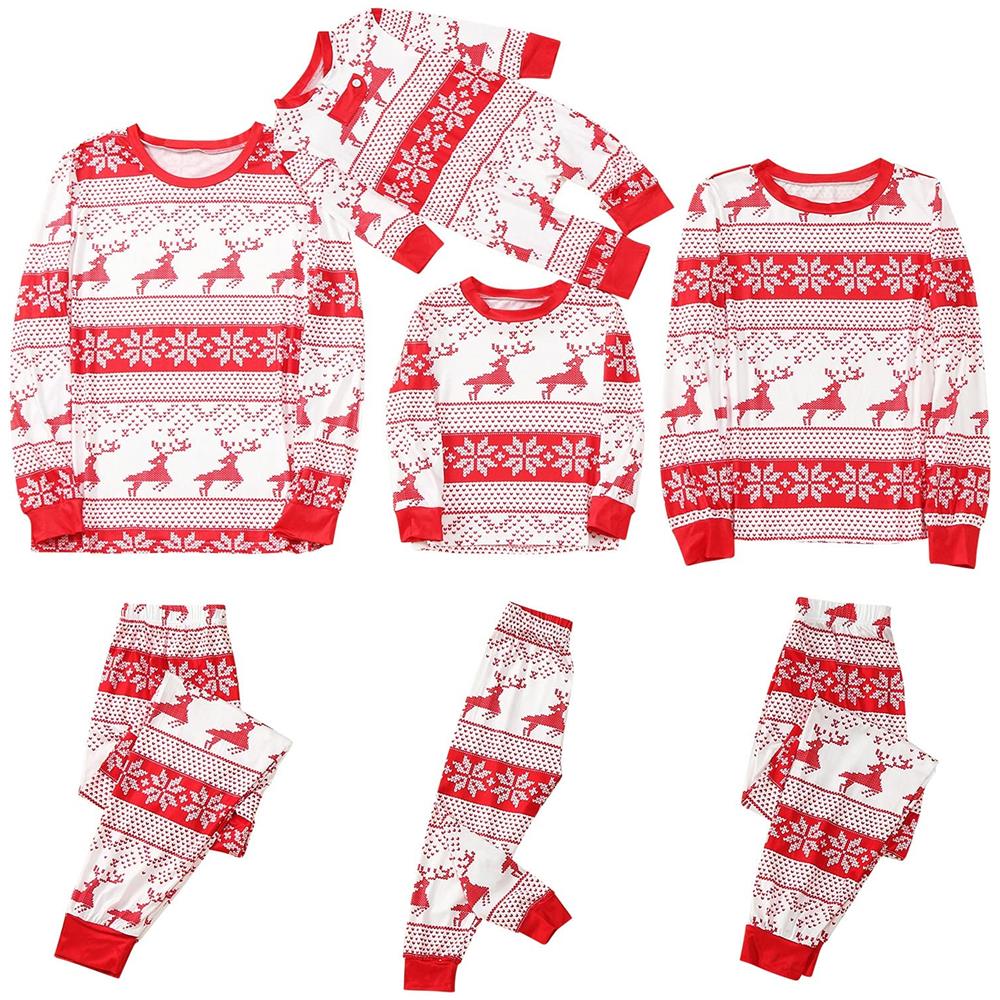 Divertenti Pigiami Natalizi Per La Famiglia 2022 Pigiami Abbinati Set Di Indumenti Da Notte Per Le Vacanze Di Natale, Camicie E Pantaloni Scozzesi - Foto 1