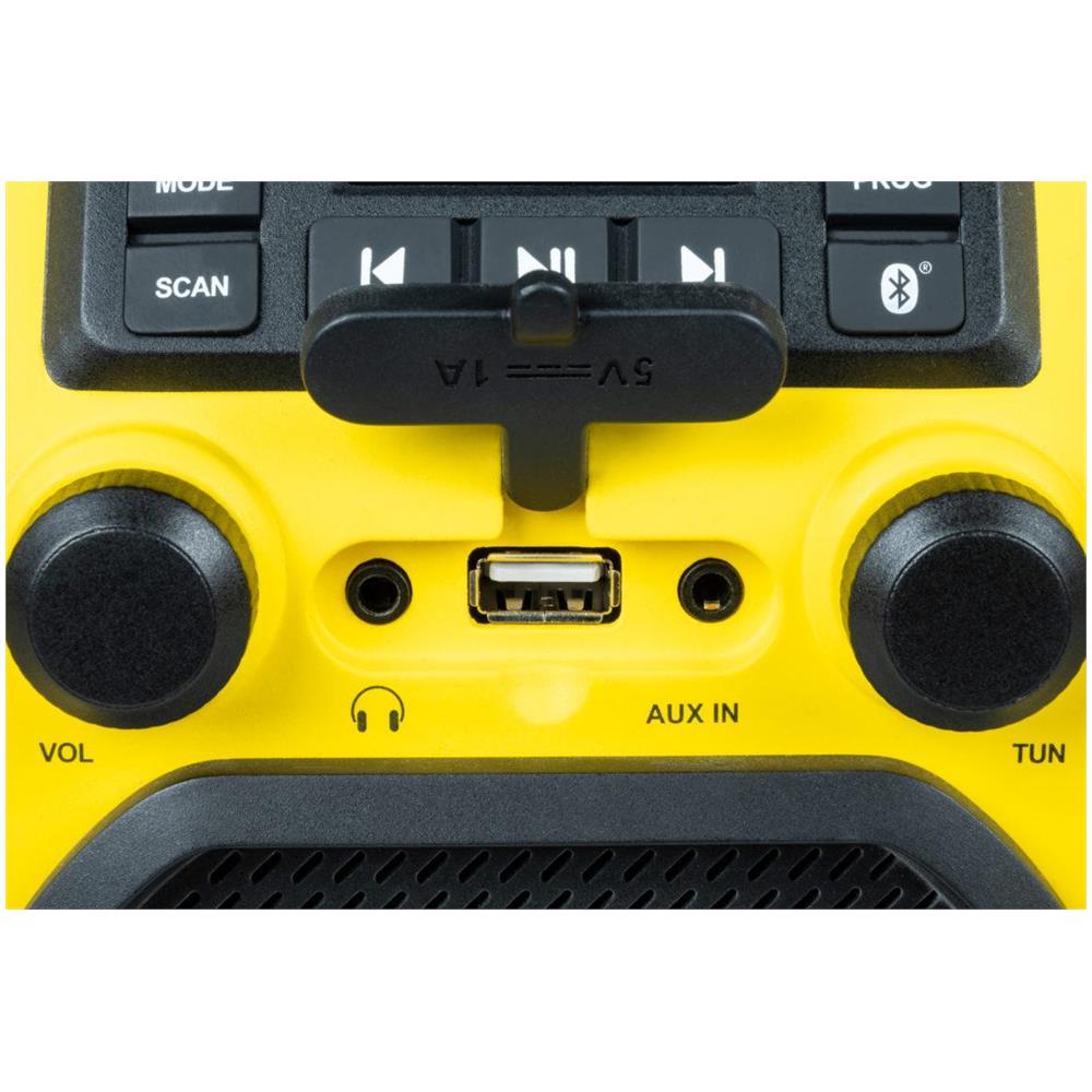 RADIO BT SPEAKER YELLOW AND BLACK WKR50BT - Foto 2