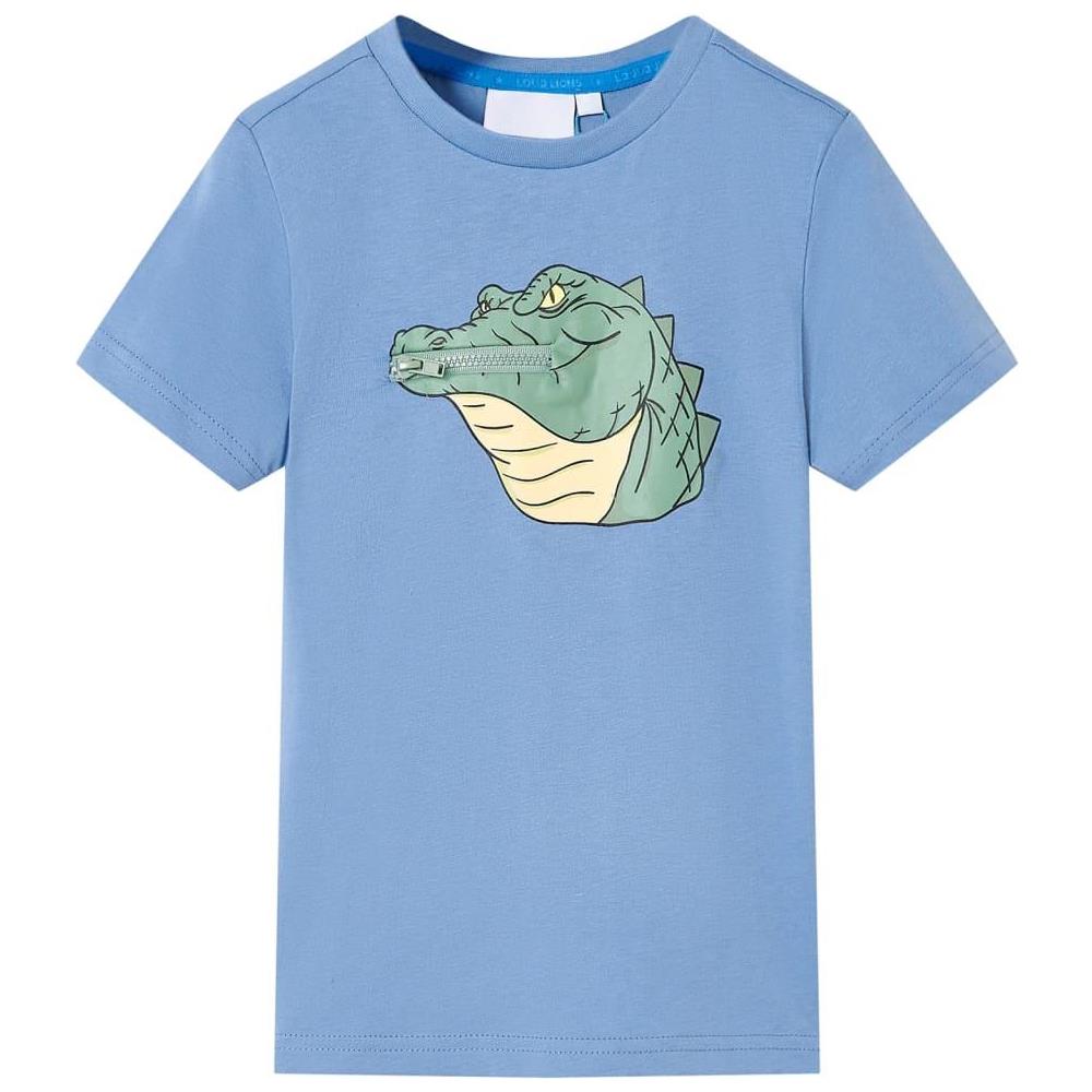 Maglietta da Bambino Blu Medio 128 - Foto 1