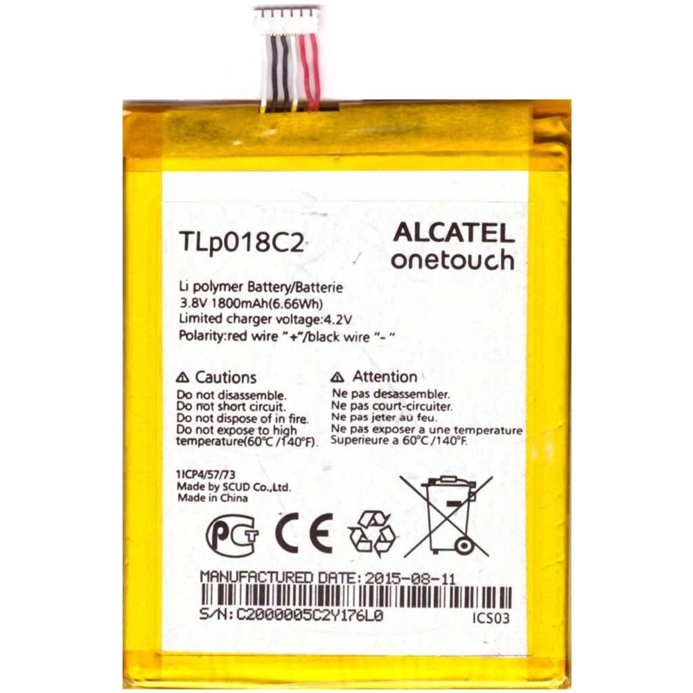 Batteria Originale Cac1800011c2 1800mah Per One Touch Idol Ultra Ot6033 - Foto 1
