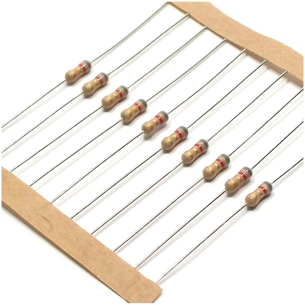 Lotto di 25 resistenze al carbonio 8,2 Ohm 1//2 Watt +//- 5/% SR Passives