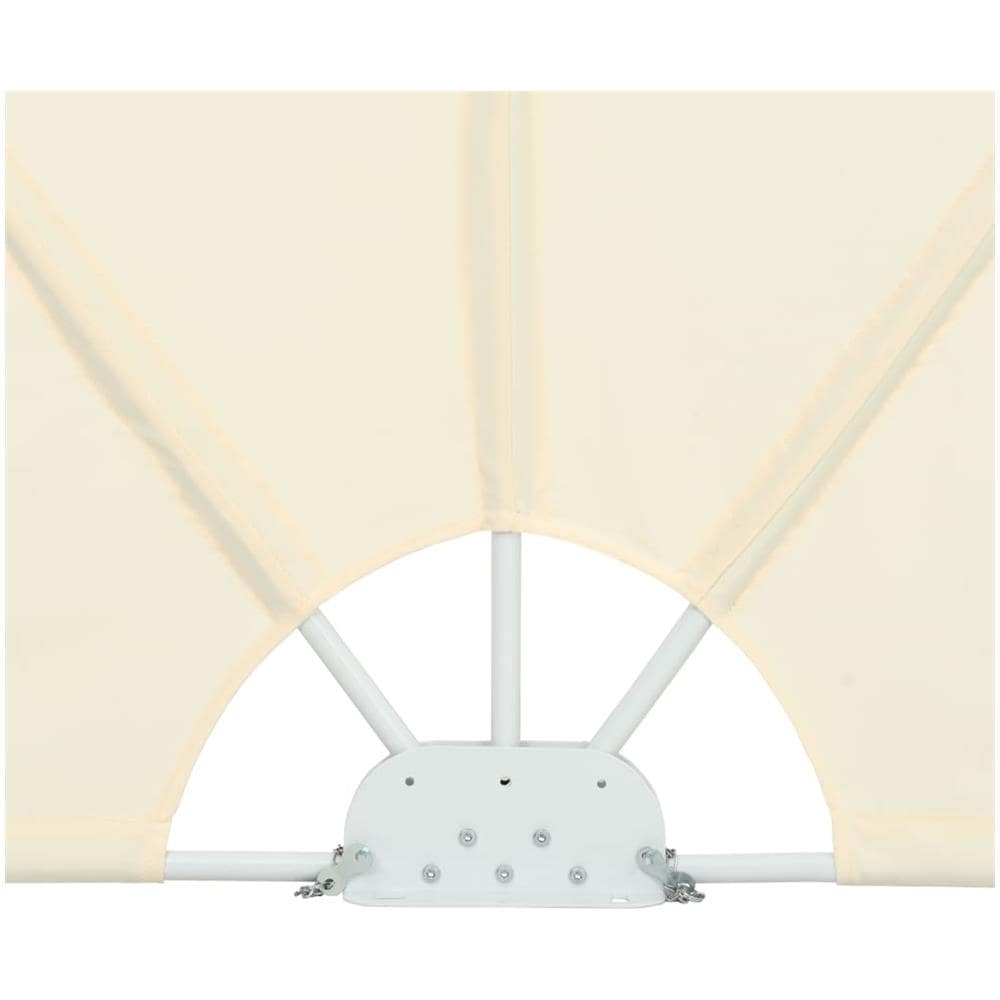 Tenda Laterale per Terrazza Pieghevole Crema 240x160 cm - Foto 8
