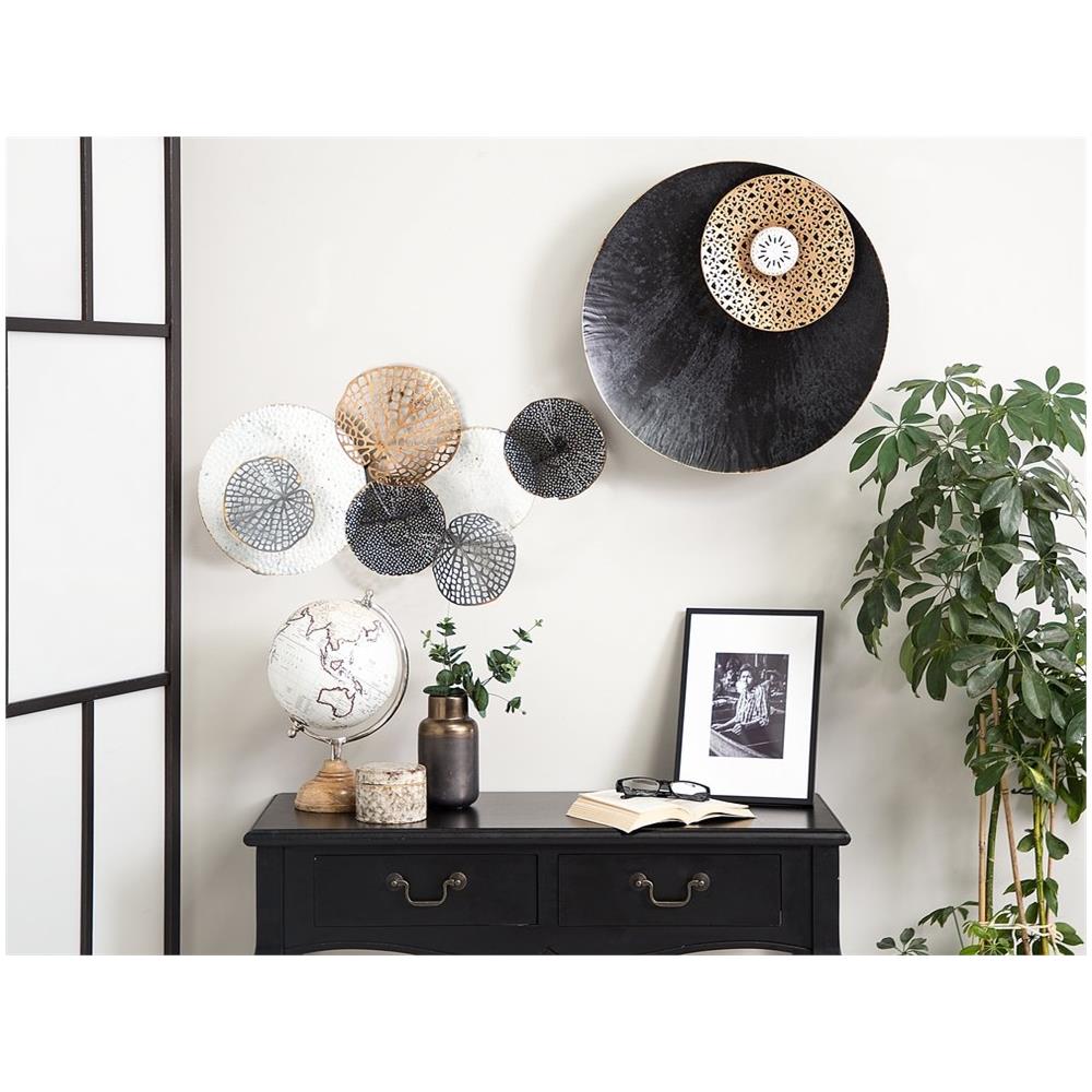 Decorazione Da Parete Nero, Oro, Bianco Rubidium - Foto 1